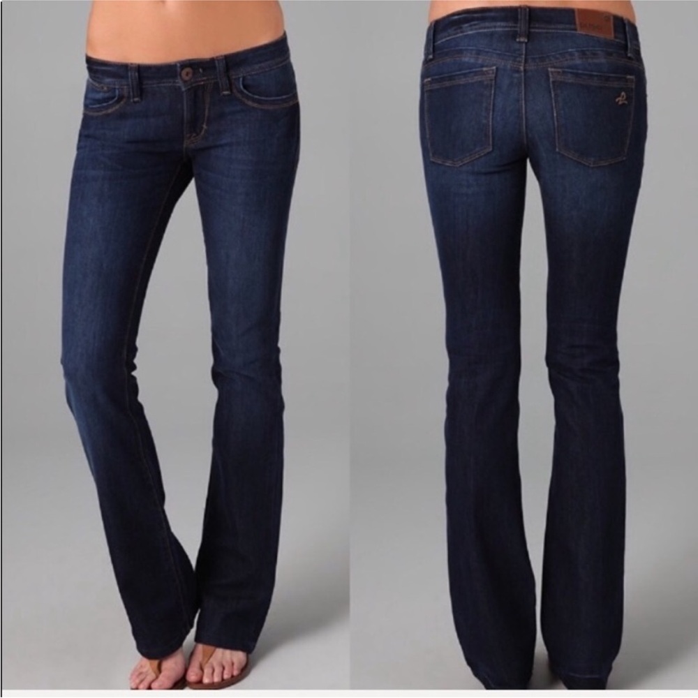 DL1961 Women's Deep Indigo Boot Cut Jeans